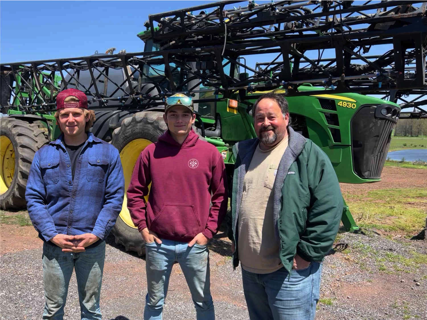 Three members of the Weaver Family farms in Hershey, PA. 